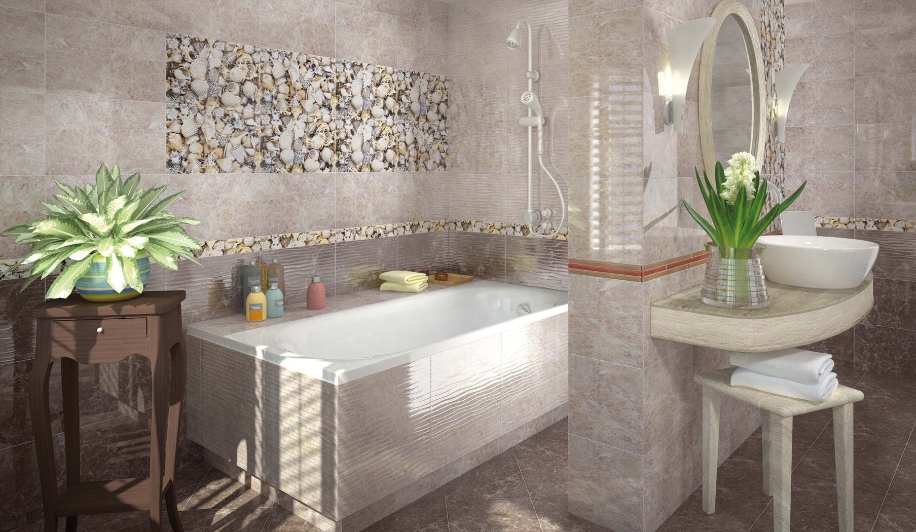 Плитка Opoczno Nizza Beige Structure
