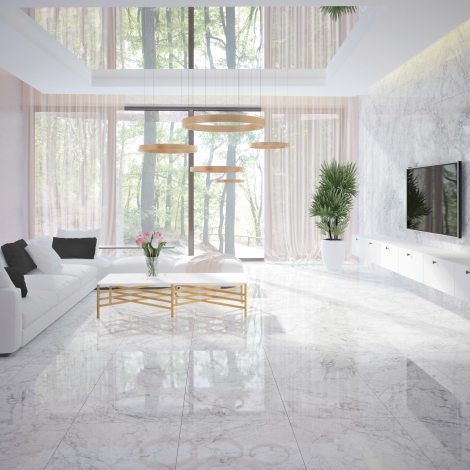 Плитка Inter Gres Arabescato серый полированный 60x120