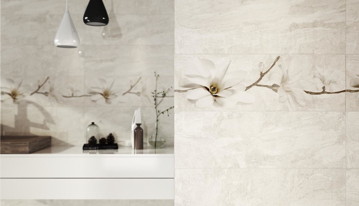 Декор Opoczno Stone Flowers Inserto Beige