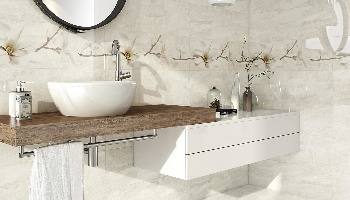 Декор Opoczno Stone Flowers Inserto Beige