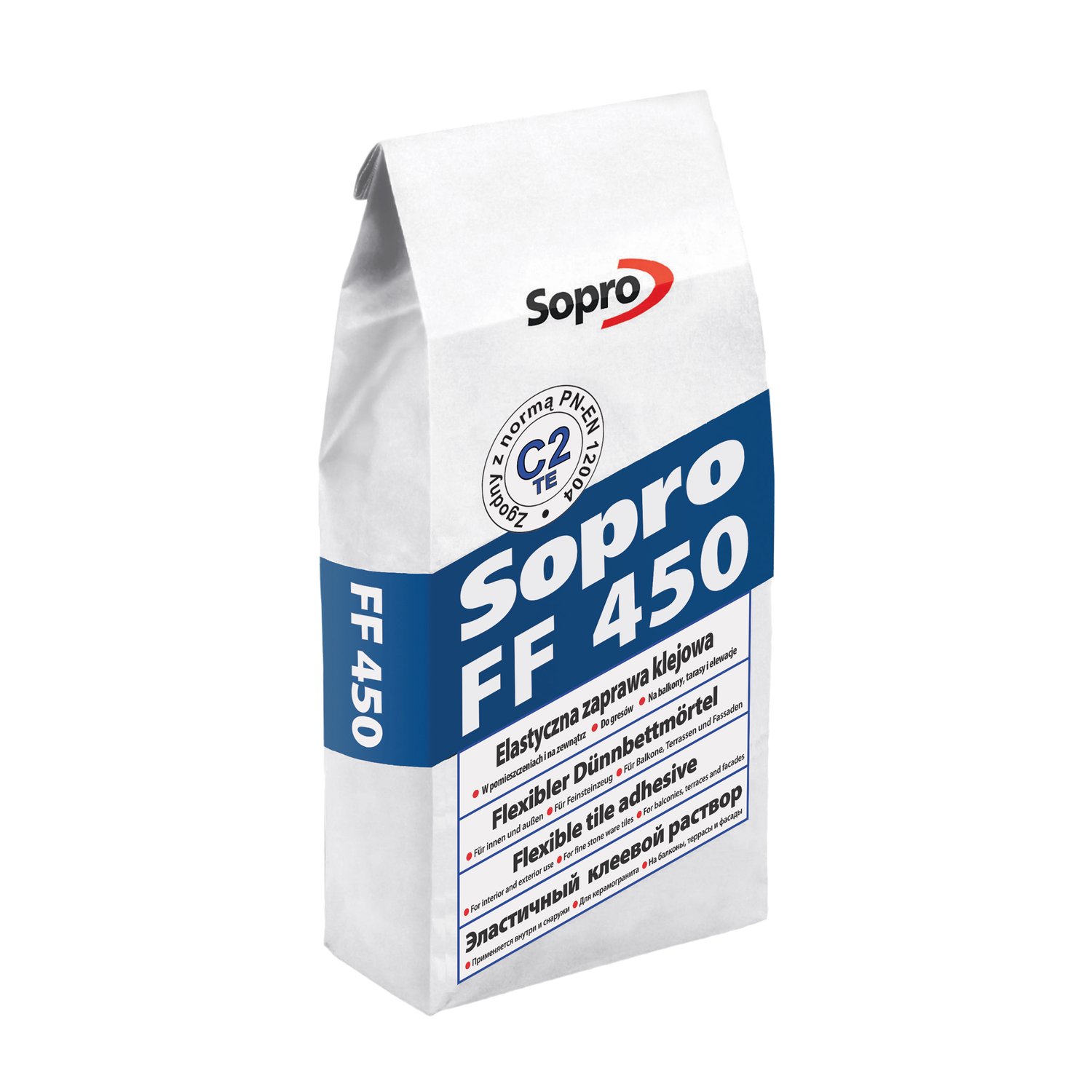 Гидровяжущий клеевой раствор Sopro FF 450/5 5кг купить за 332 грн ...